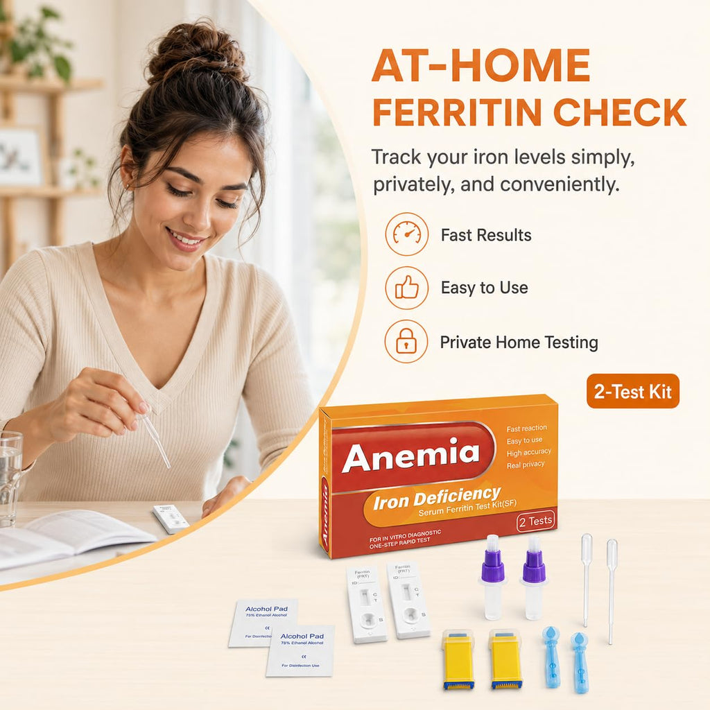 Iron Deficiency at Home Test Kit 2-Pack K376