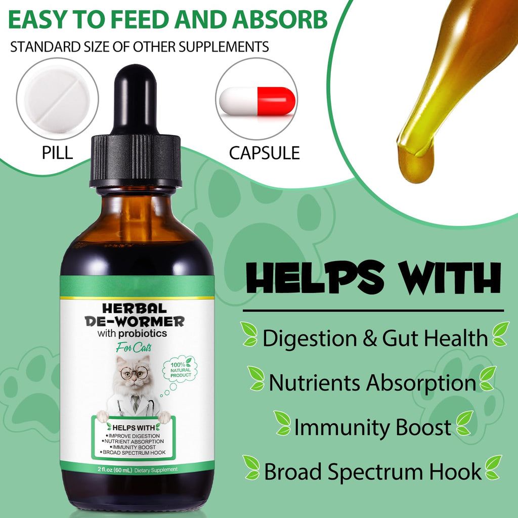 Cat Multivitamin Supplement Drops with Probiotic A338720