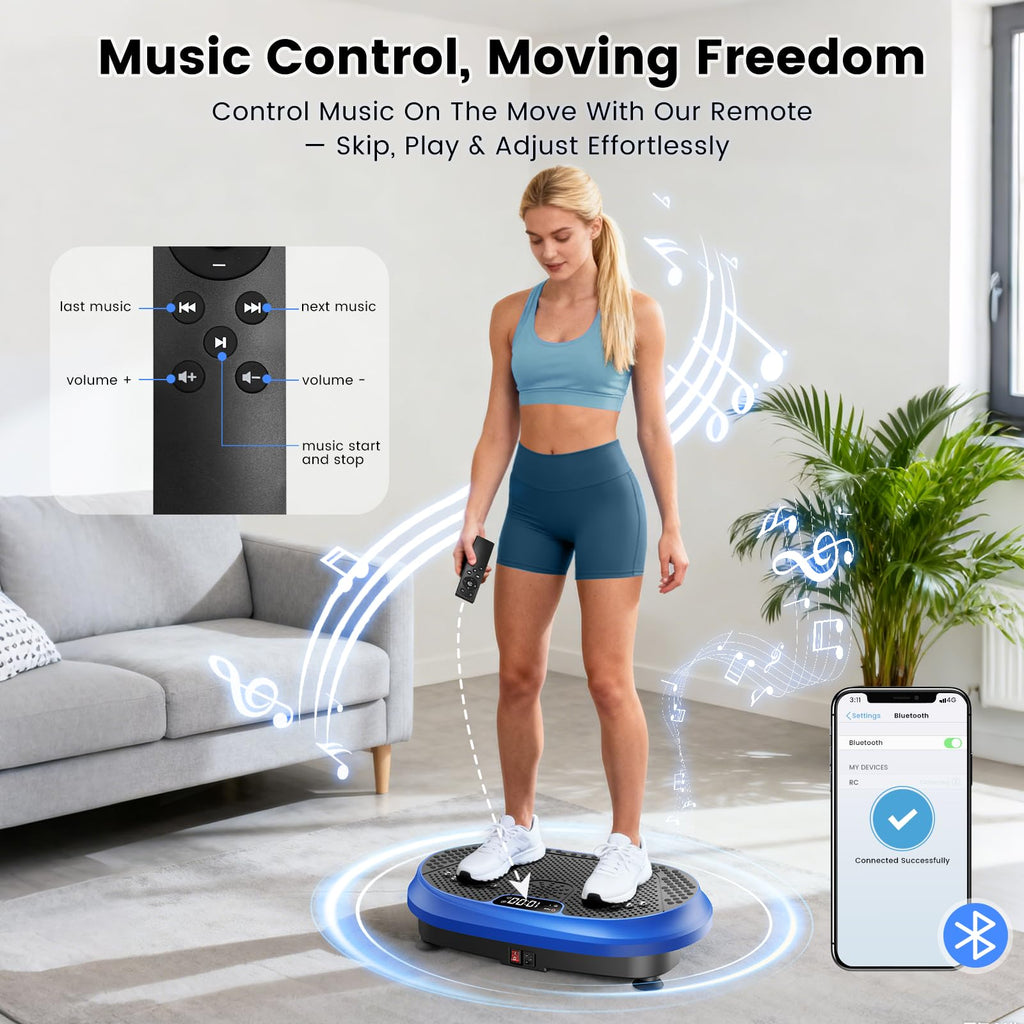 Vibration Plate Exercise Machine 450 lbs Capacity M672931