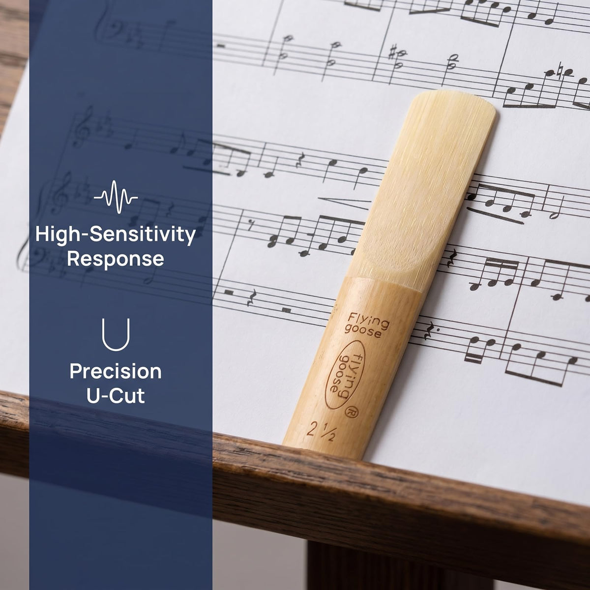 Alto Saxophone Reeds Strength 2.5 Natural Cane 10-Pack N4487