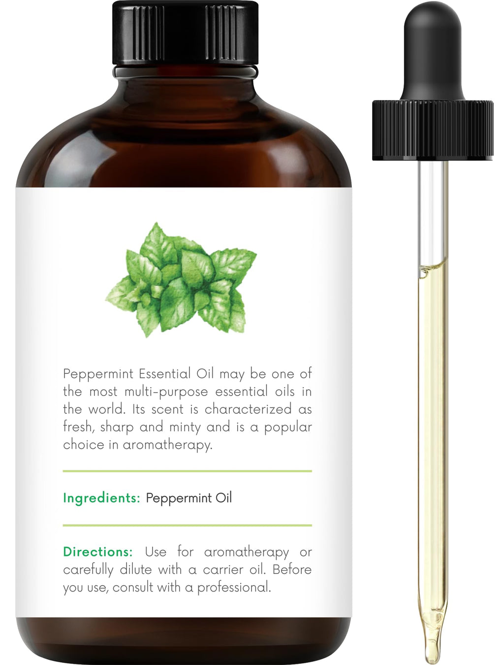 Lemon Peppermint Lavender Essential Oil Set 4 Fl. Oz V82110