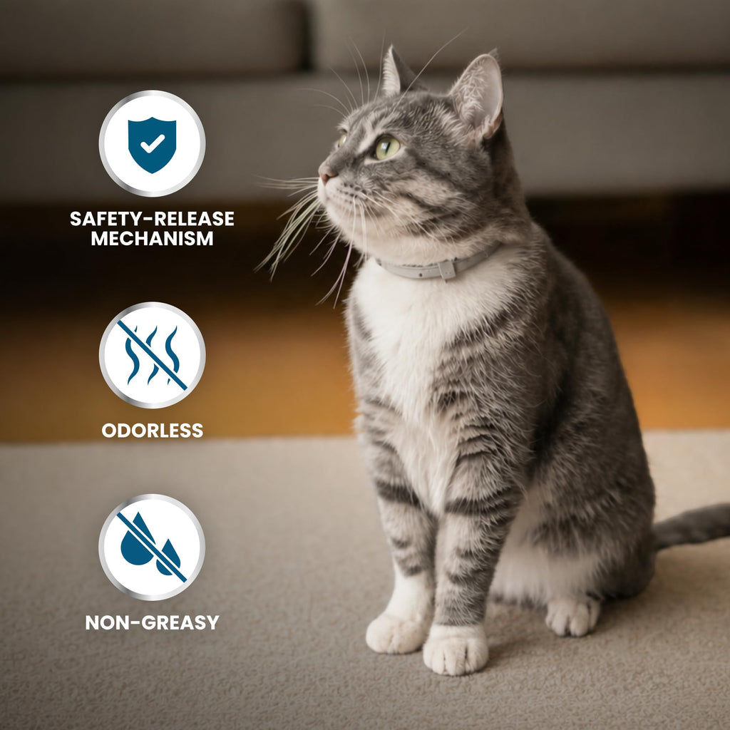 Flea & Tick Treatment & Prevention Collar for Cats T9846