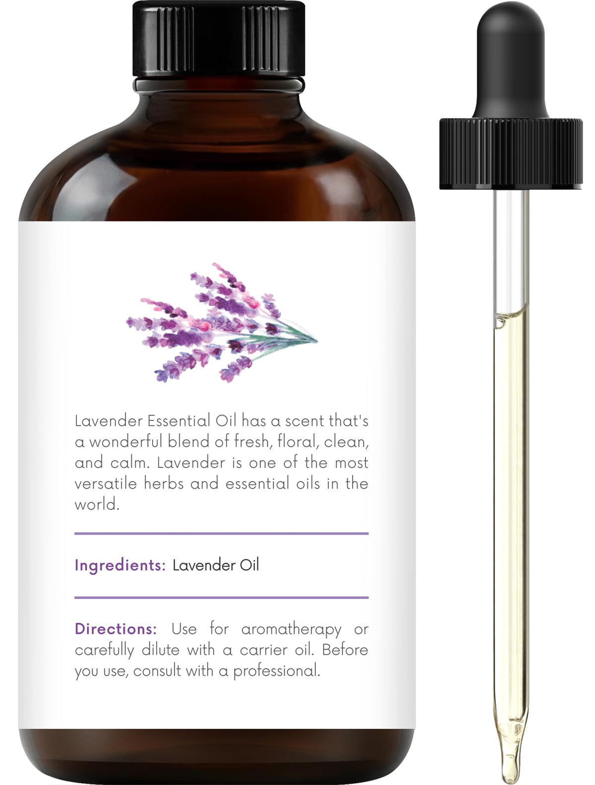 Lemon Peppermint Lavender Essential Oil Set 4 Fl. Oz V82110