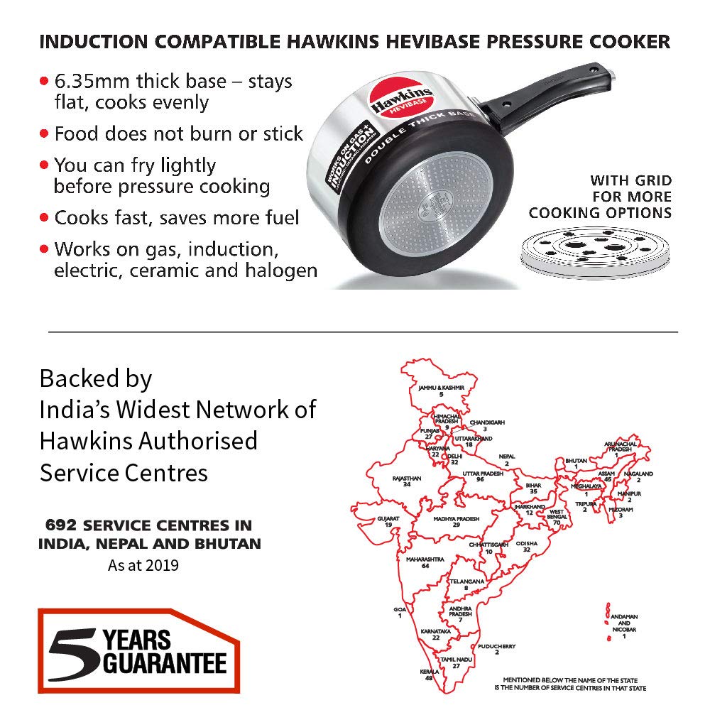 2 Litre Aluminium Pressure Cooker G69738