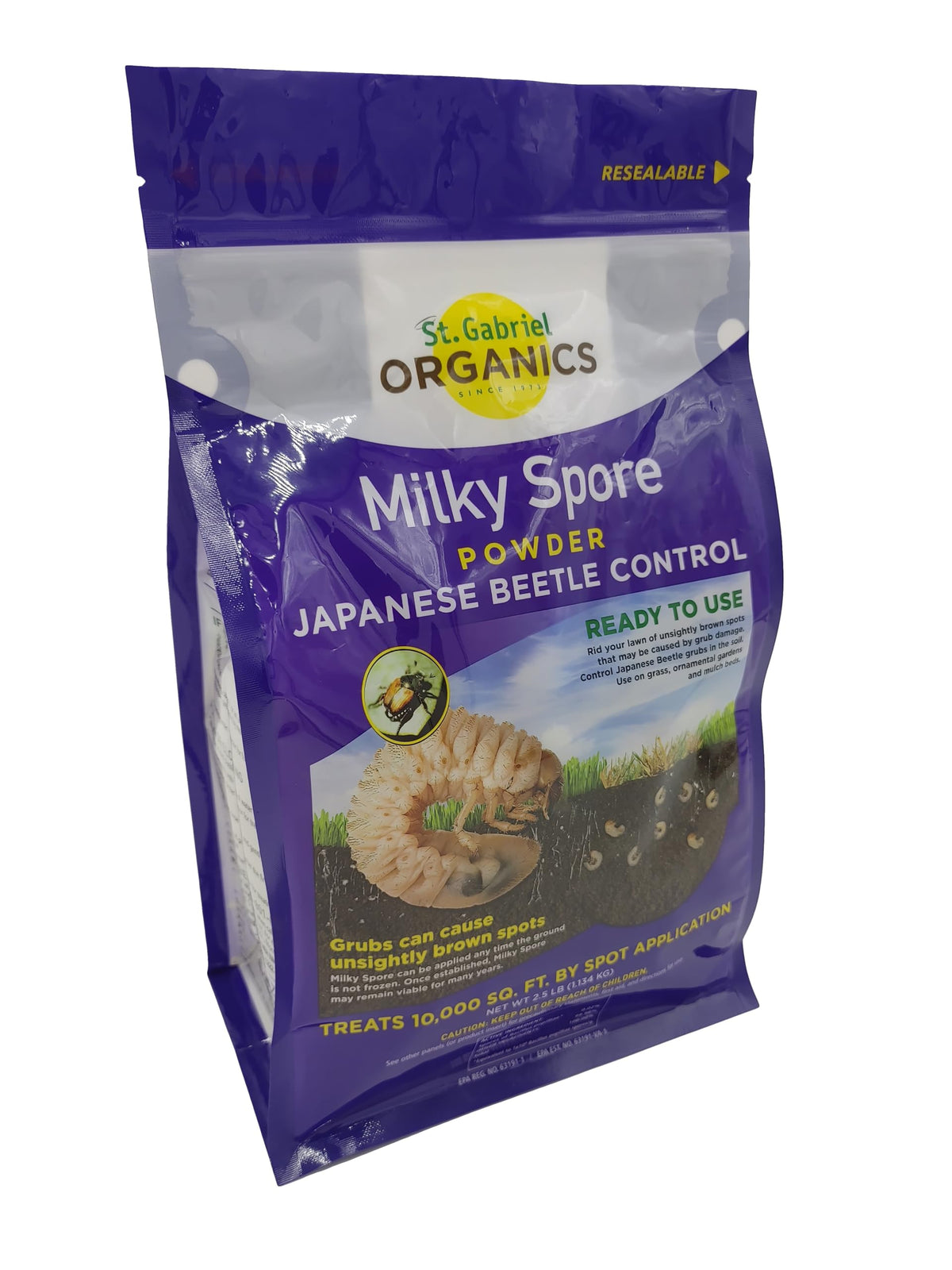 Milky Spore Japanese Beetle Killer Pack of 4 F938783