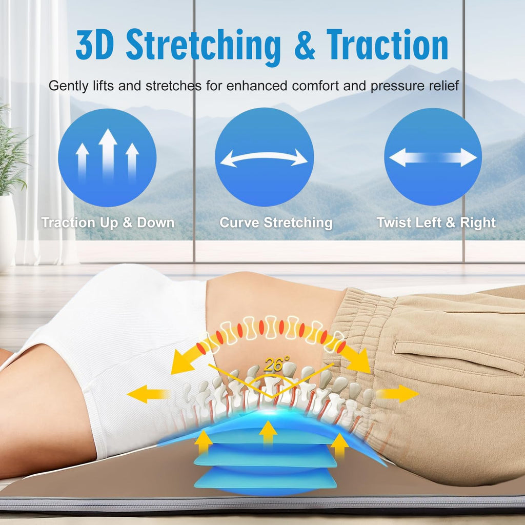 Full Body Massage Mat with Lumbar Pad & Headrest H239