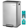 13 Gallon Stainless Steel Trash Can I6268