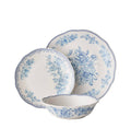 Blue 12-Piece Stoneware Dinnerware Set R554