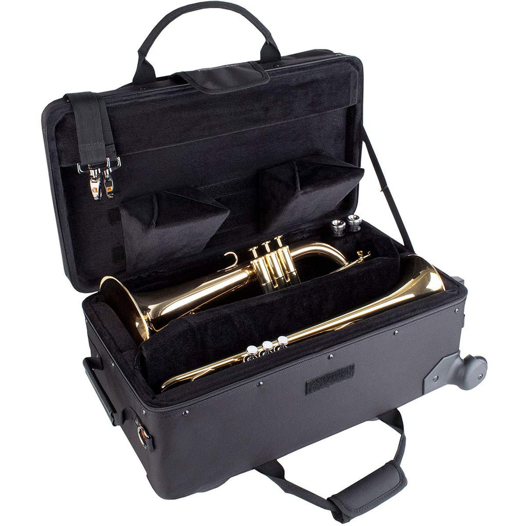 Trumpet/Auxiliary Combo Case with Wheels Z6544