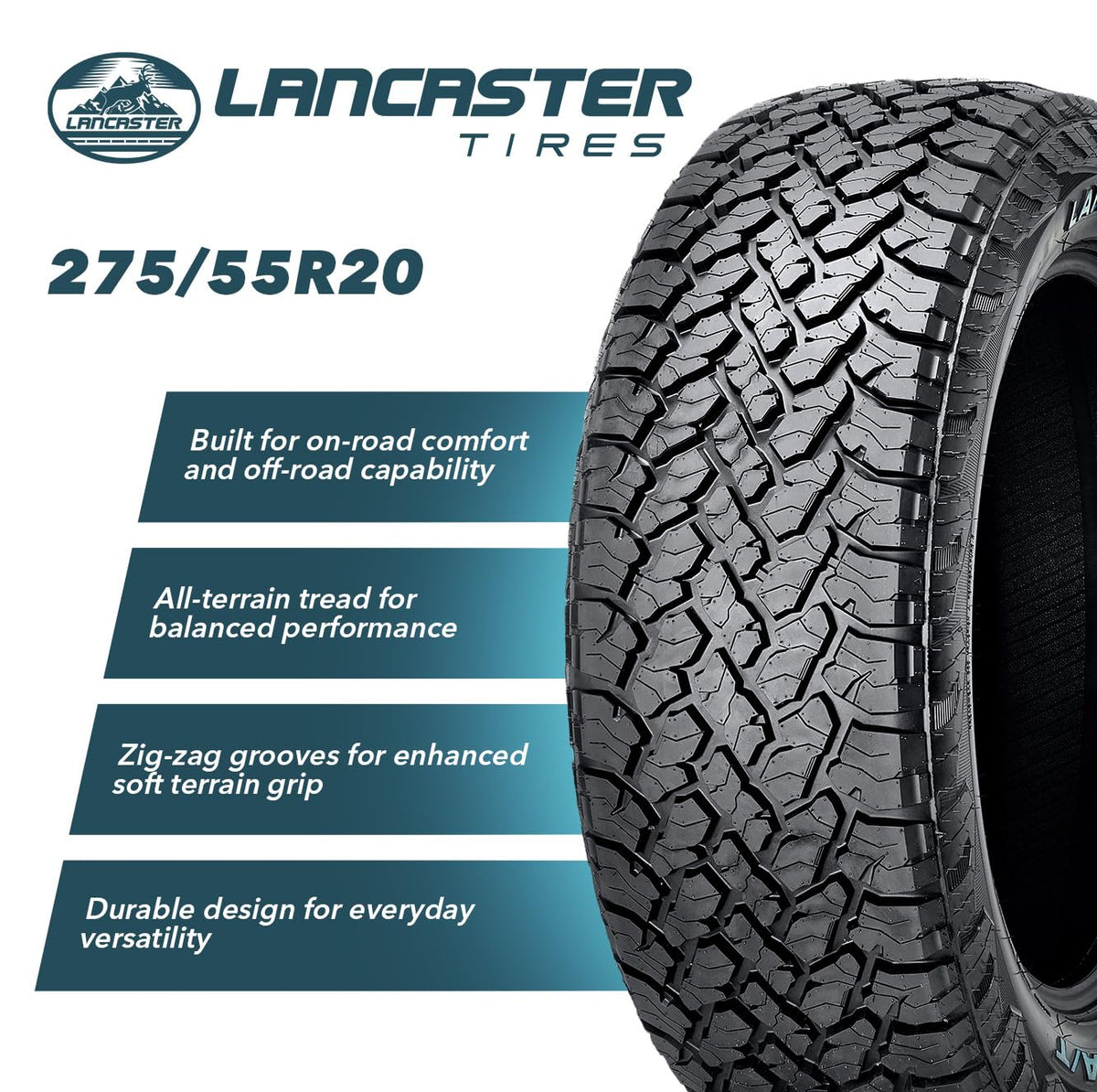 275/55R20 117H XL All Terrain Light Truck Tire O7709