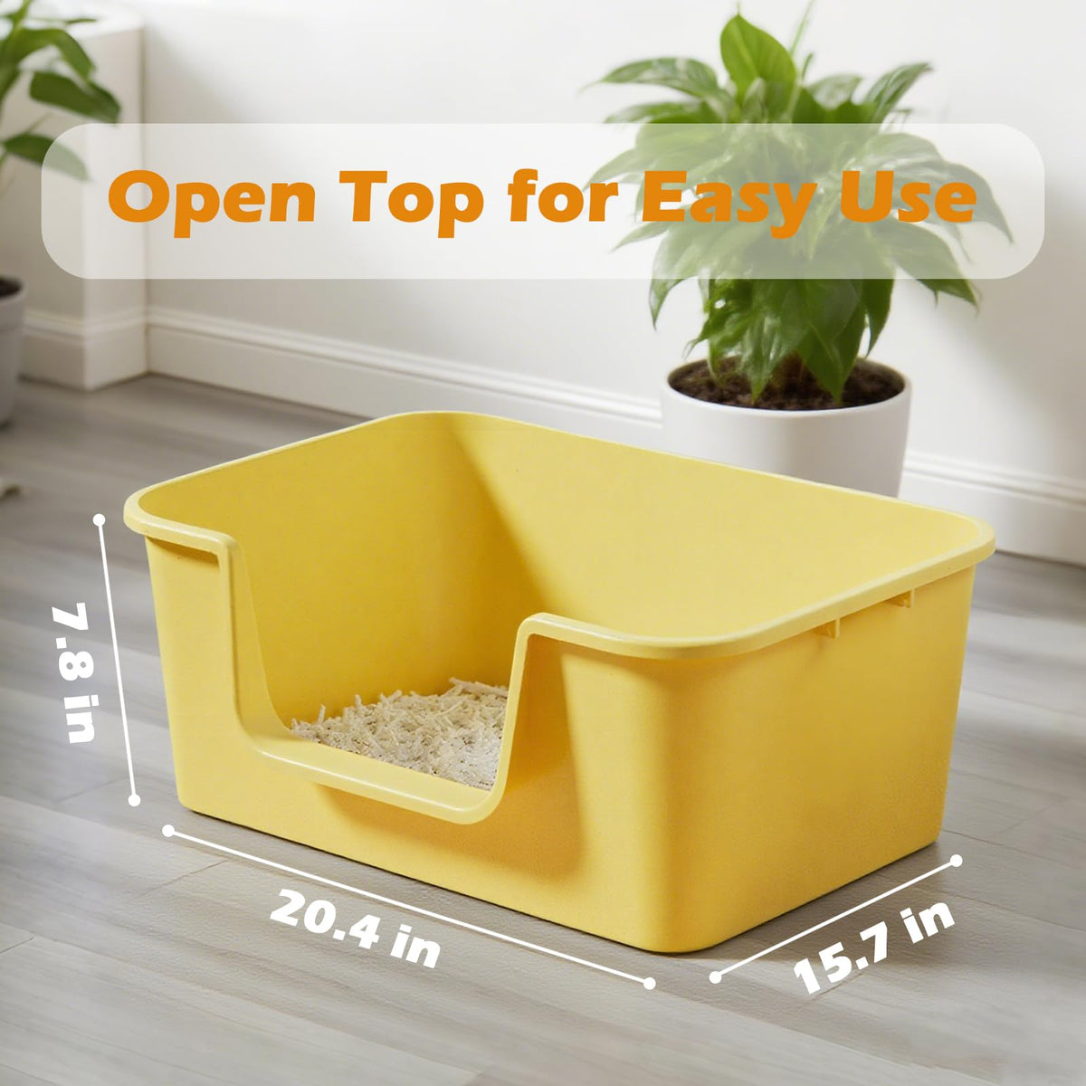 Low Entry High Sides Cat Litter Box T126486