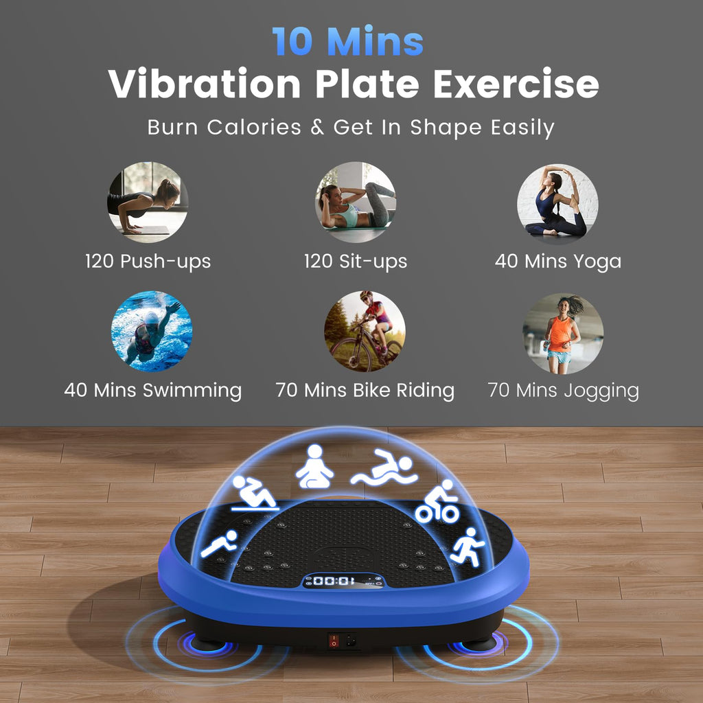 Vibration Plate Exercise Machine 450 lbs Capacity M672931