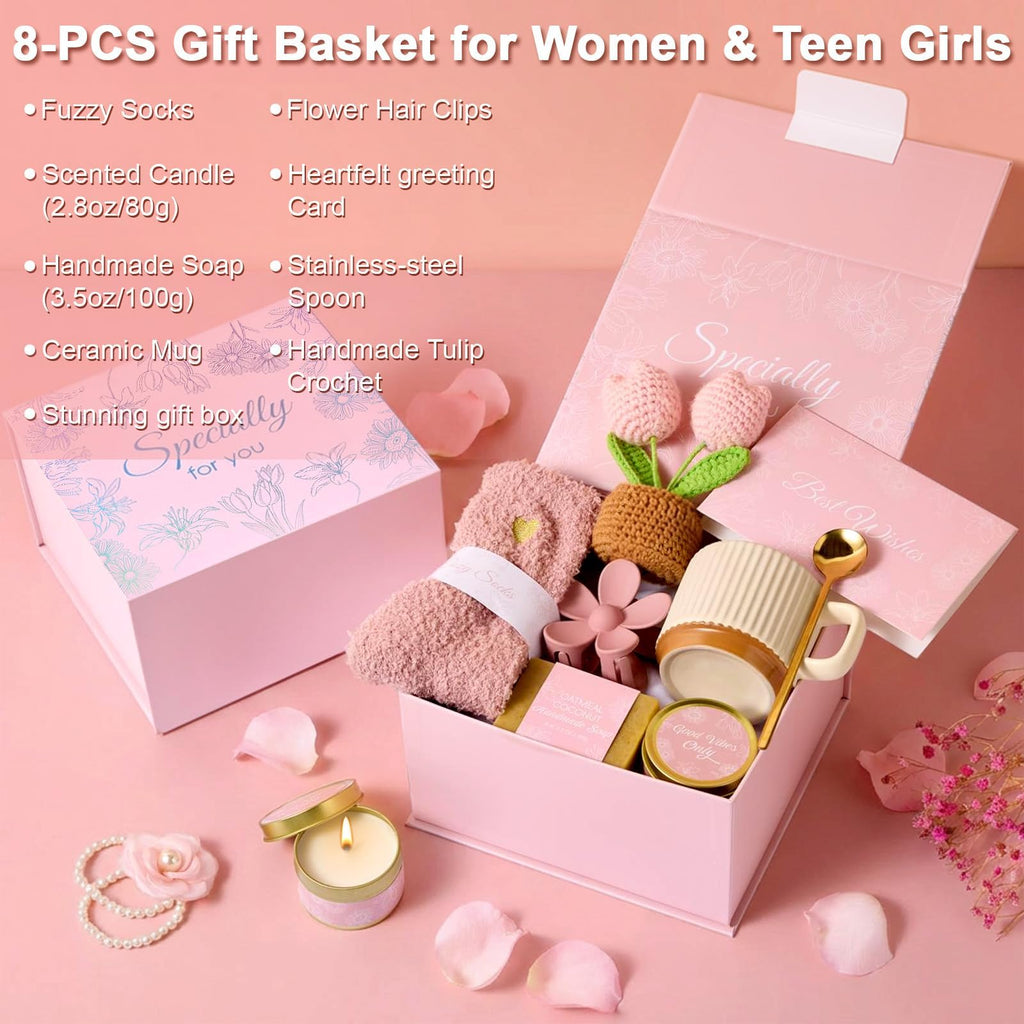 Pink 8PCS Gift Box Set S4542