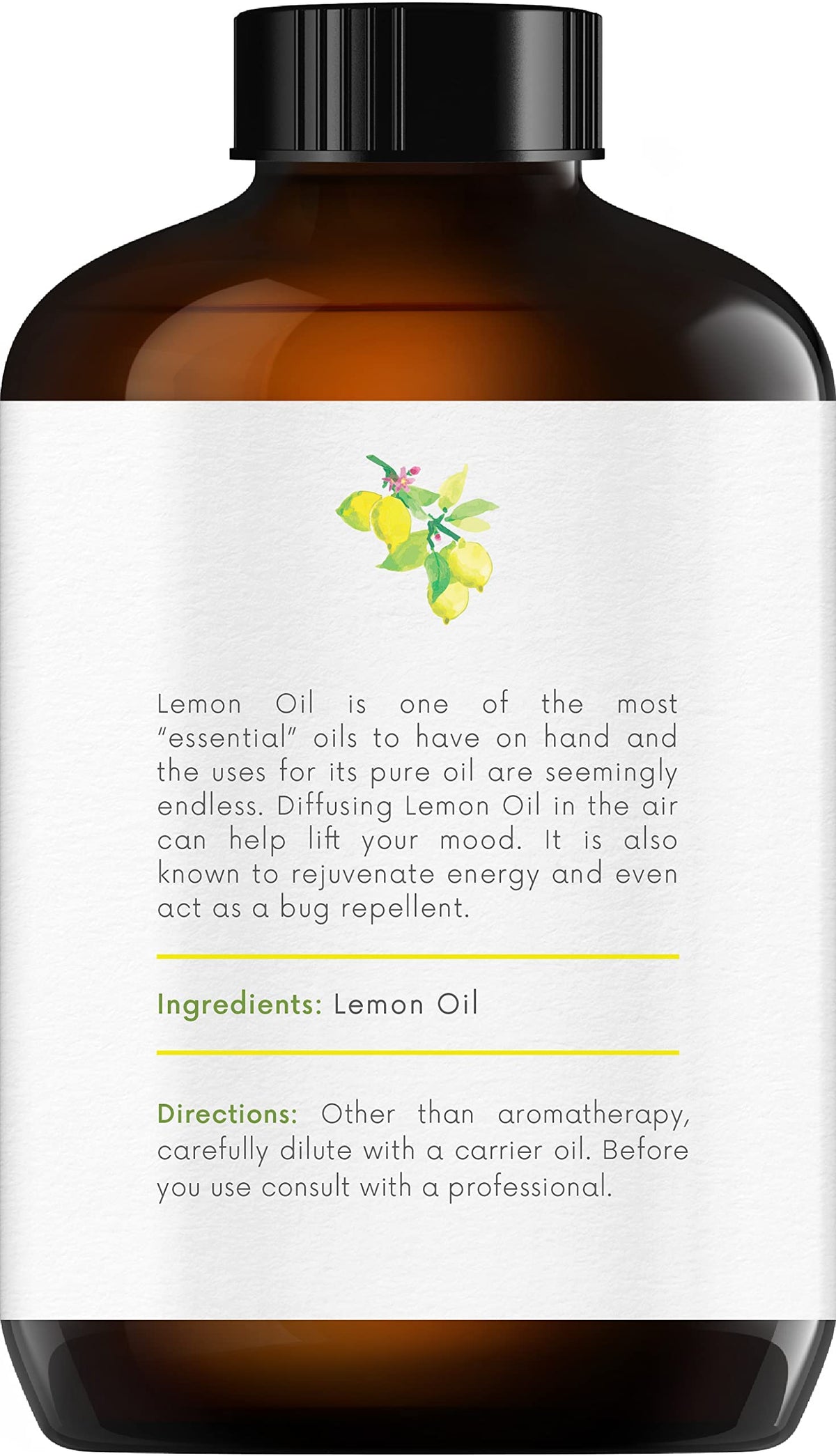 Lemon Peppermint Lavender Essential Oil Set 4 Fl. Oz V82110