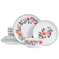 12-Piece Strawberry Melamine Dinnerware Set Q781104