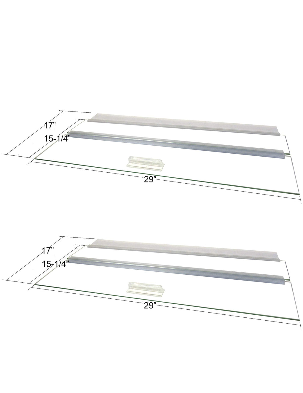 Glass Canopy Set for Aquariums L173416