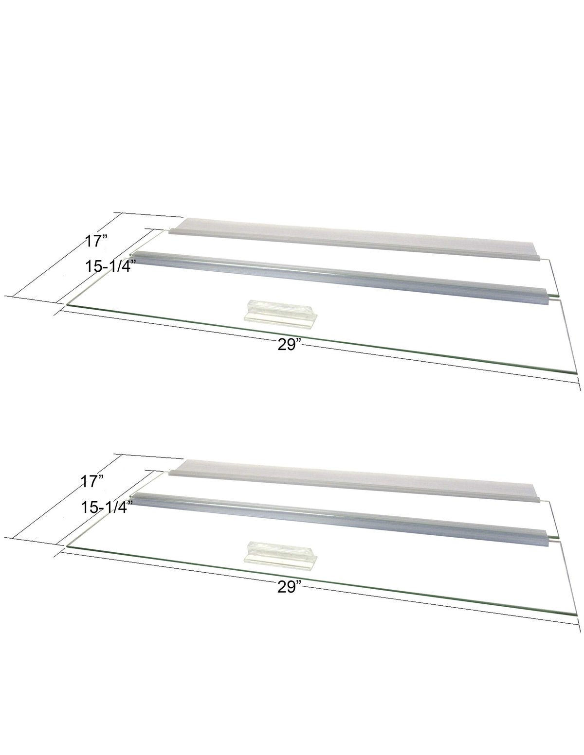 Glass Canopy Set for Aquariums L173416