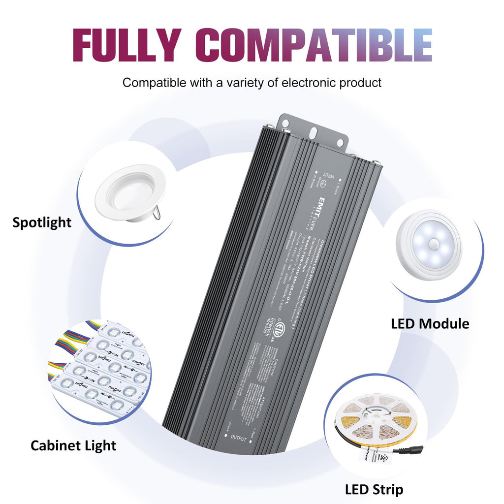200W 24V Triac Dimmable LED Driver H2179