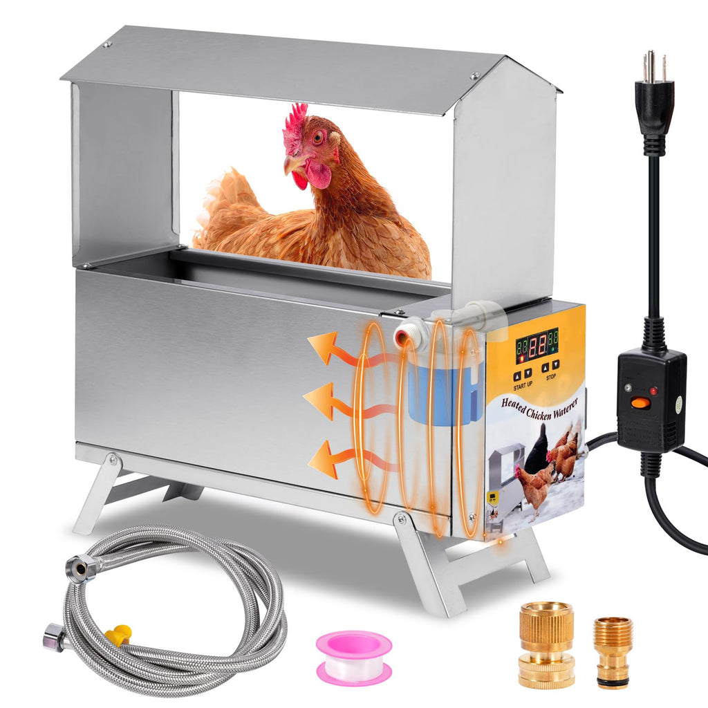1.5 Gallon Heated Chicken Waterer Q68701