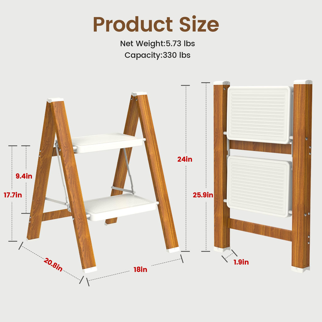 Aluminum 2 Step Ladder U696908