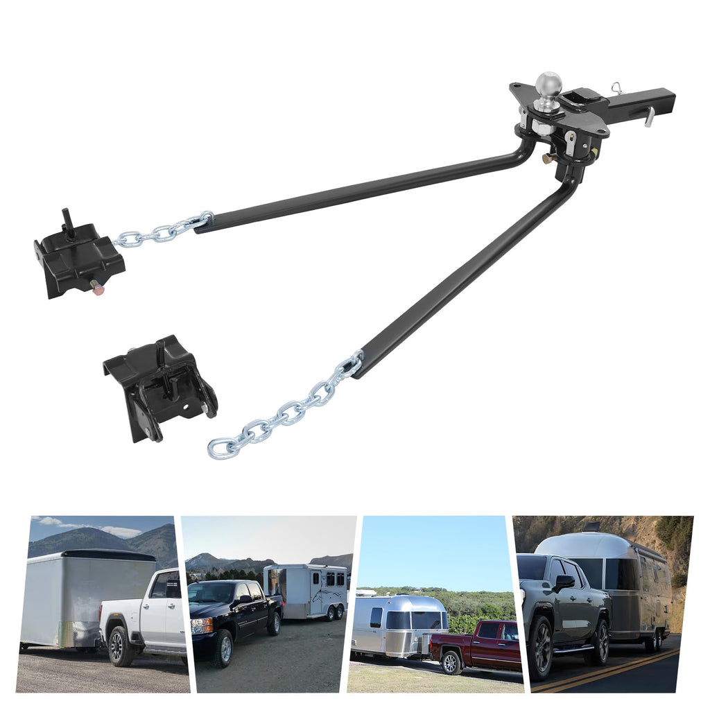14000lbs Weight Distribution Hitch with Connection Bar Q954