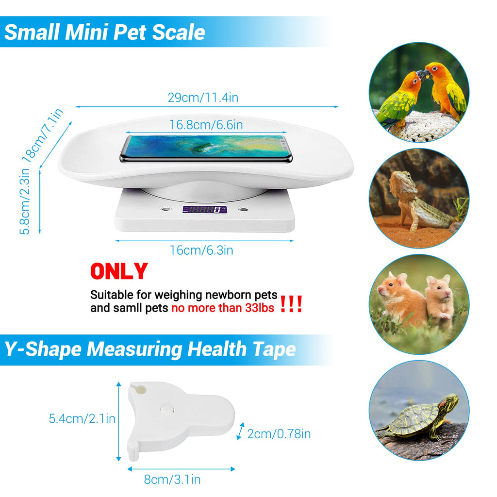 Digital Pet Scale with Tape Measure L578