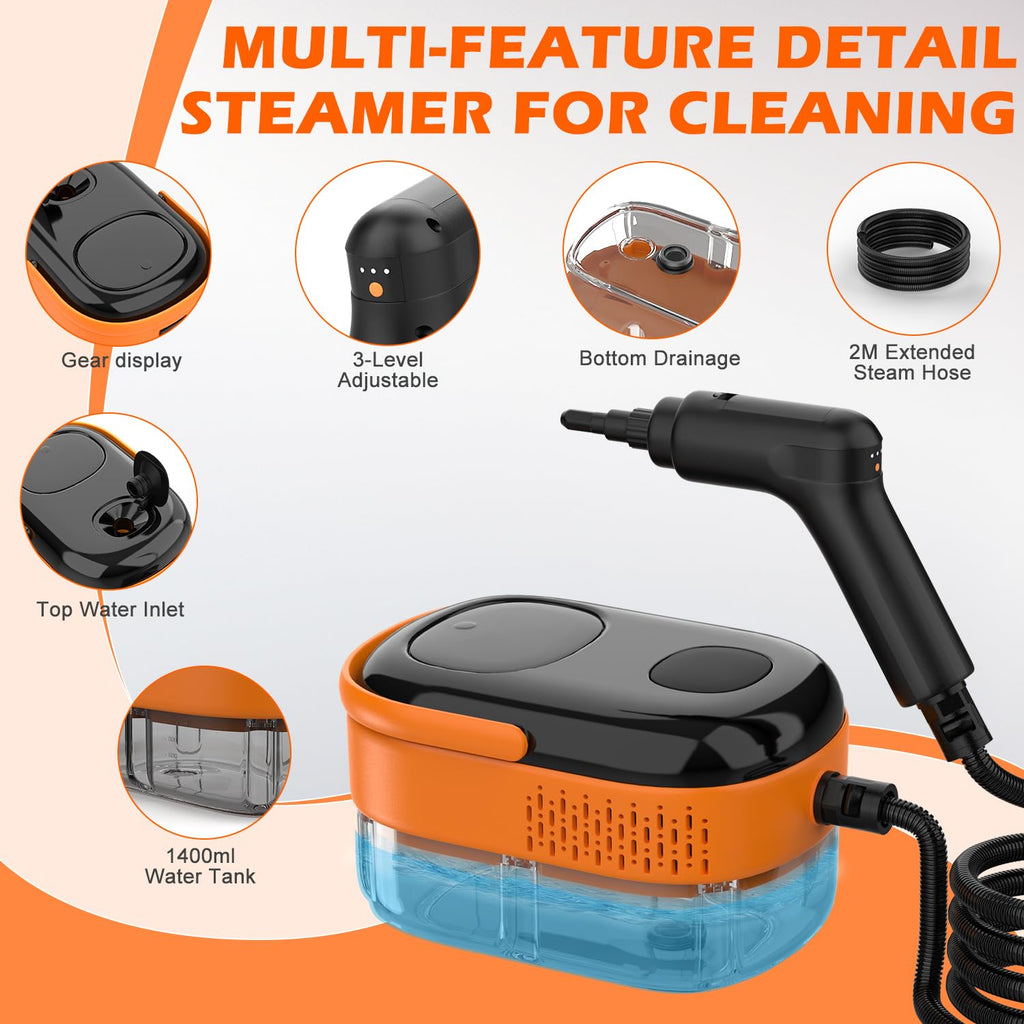 Portable Handheld Steam Cleaner with 16 Accessories Y9422