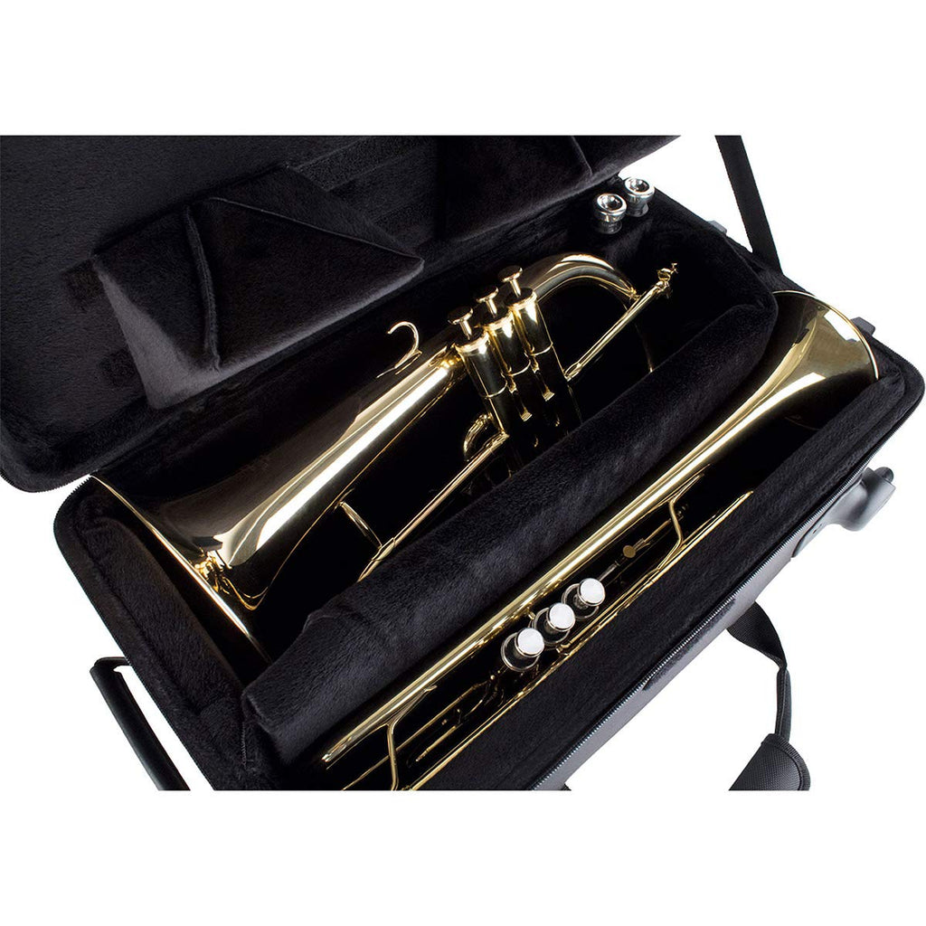 Trumpet/Auxiliary Combo Case with Wheels Z6544