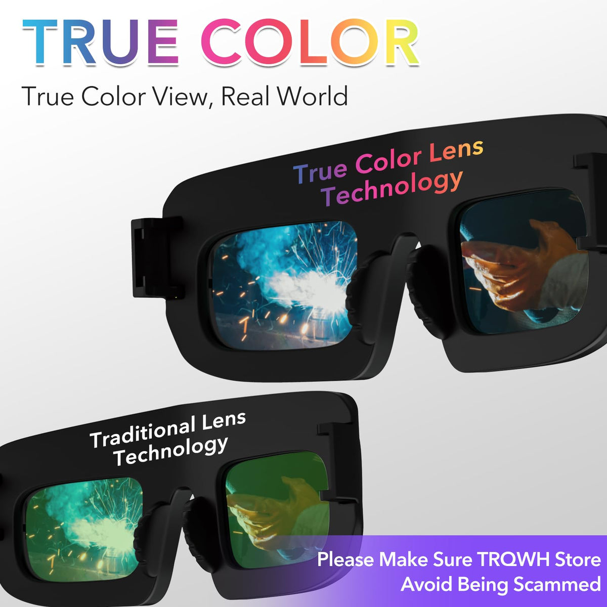 Auto Darkening Welding Glasses U319
