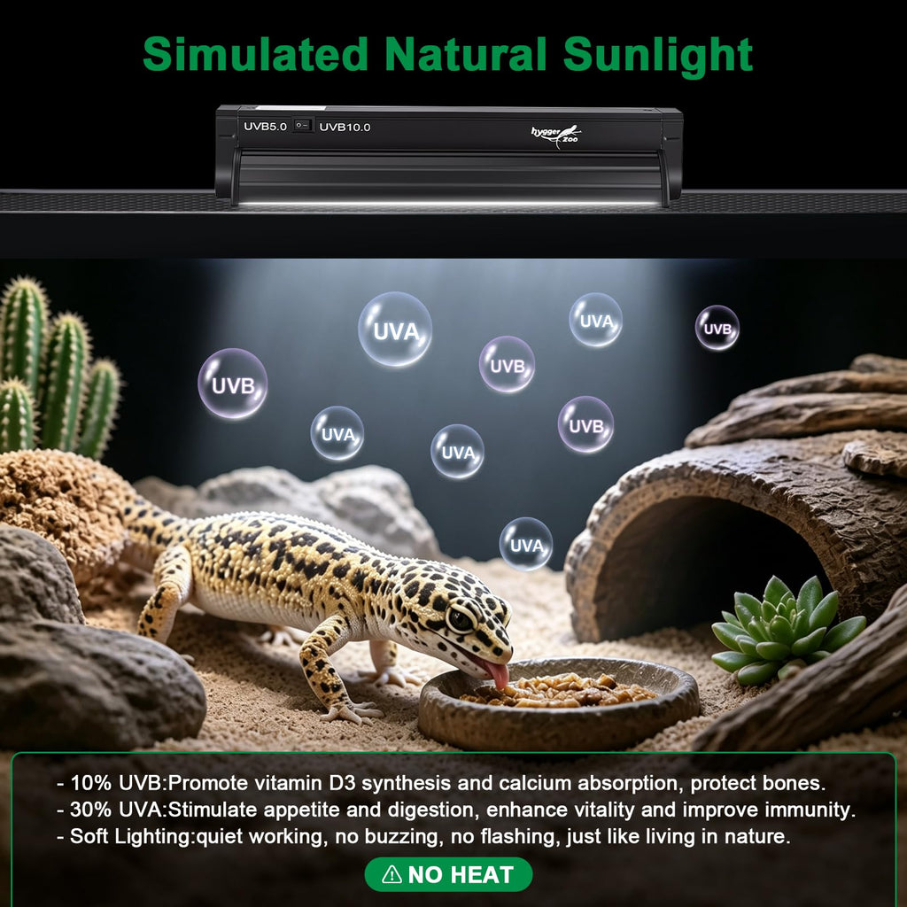 12Inch T5 UVB Reptile Light Fixture Combo Kit with Cycle Timer G567564