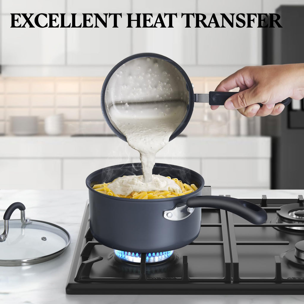 12 Piece Black Nonstick Hard Anodized Cookware Set X691870