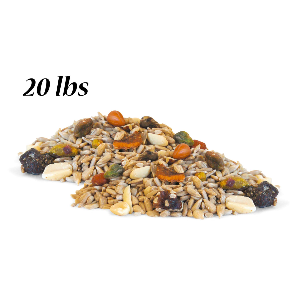 Shell Free Fruit and Nut Wild Bird Seed Mix 20 lbs G845884