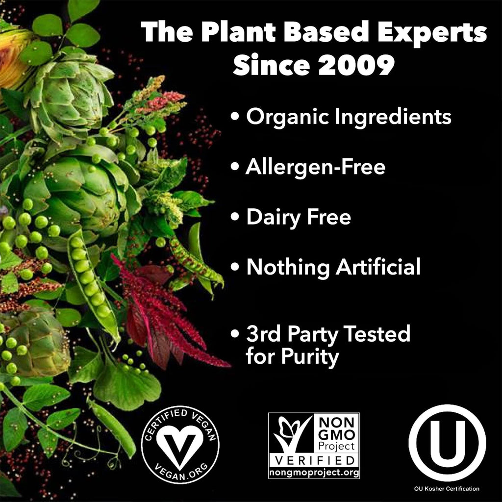 Vegan Protein Powder with BCAAs, Pea Protein, Rich Chocolate 5 lb G16323