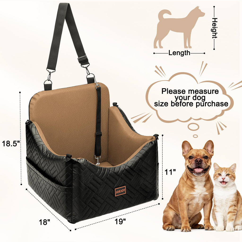 Waterproof PU Leather Dog Car Seat with Safety Belt Z415542