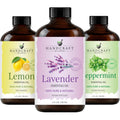 Lemon Peppermint Lavender Essential Oil Set 4 Fl. Oz V82110