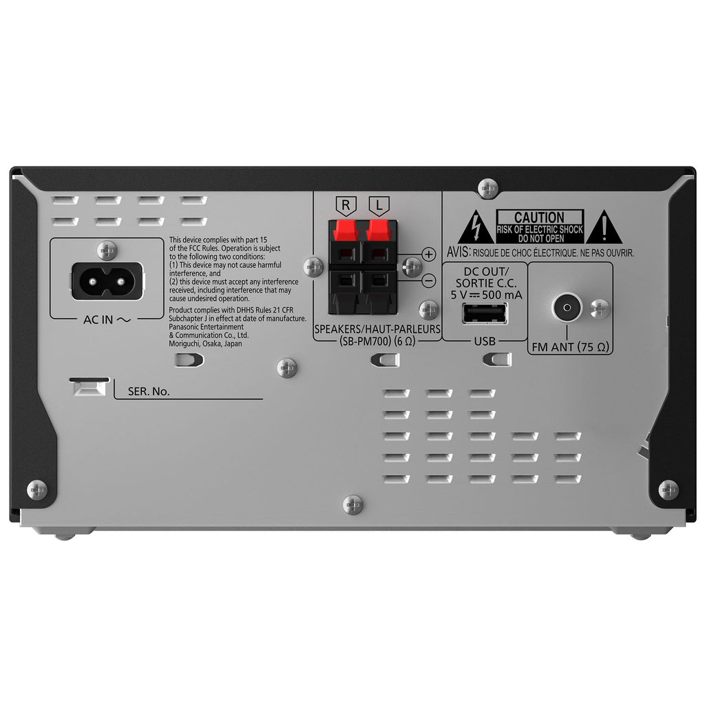 Compact Stereo System with CD Player, Bluetooth, FM Radio and USB, 80W A508