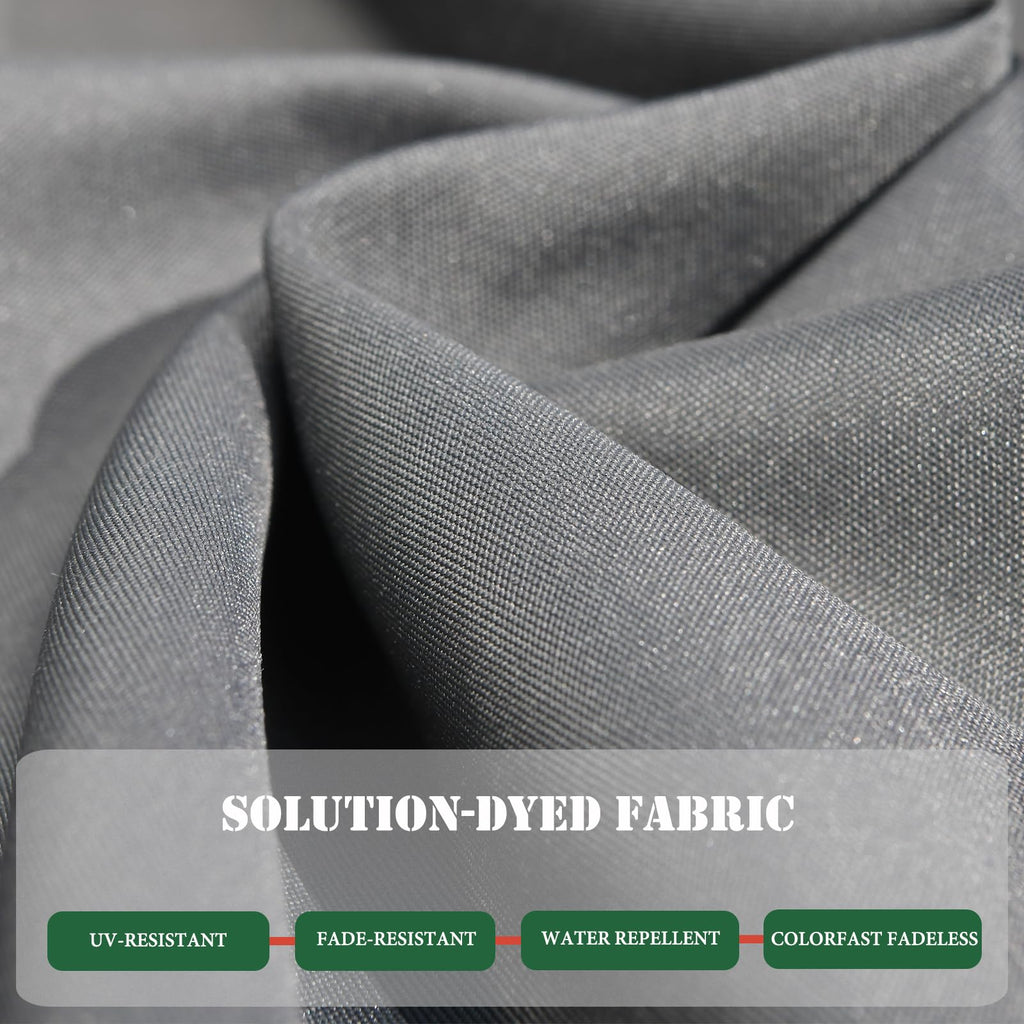 10x10 FT Grey Cantilever Patio Umbrella F479711