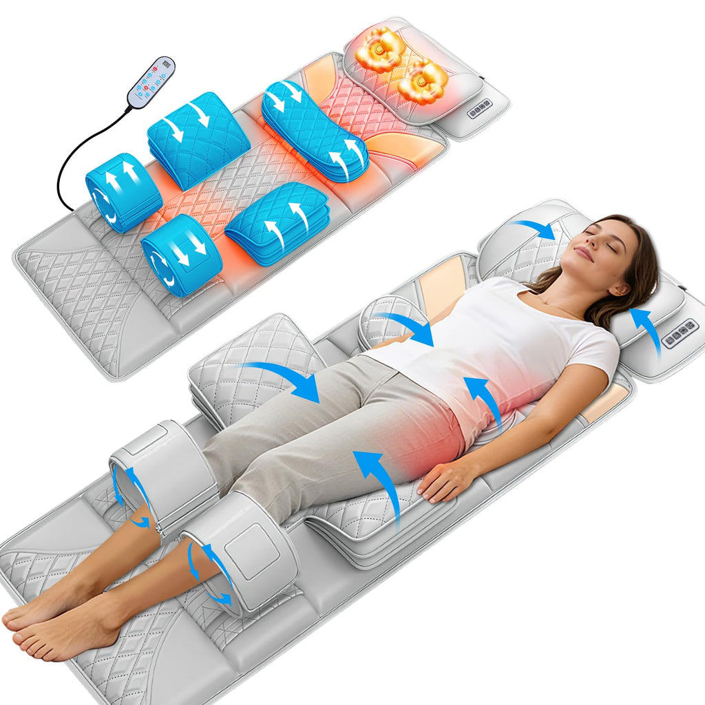 Full Body Massage Mat with Lumbar Pad & Headrest H239