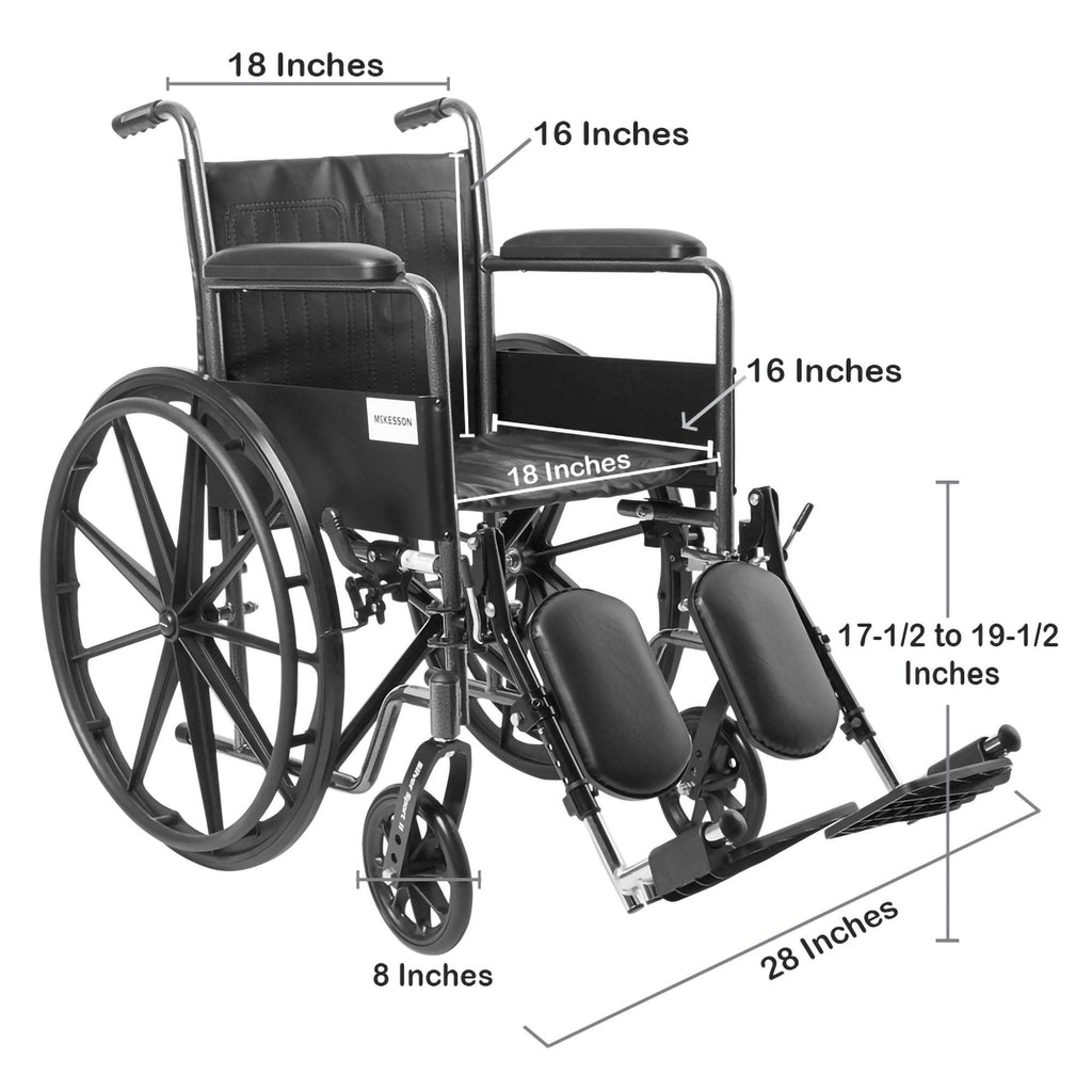 Black 18 in Wheelchair P973