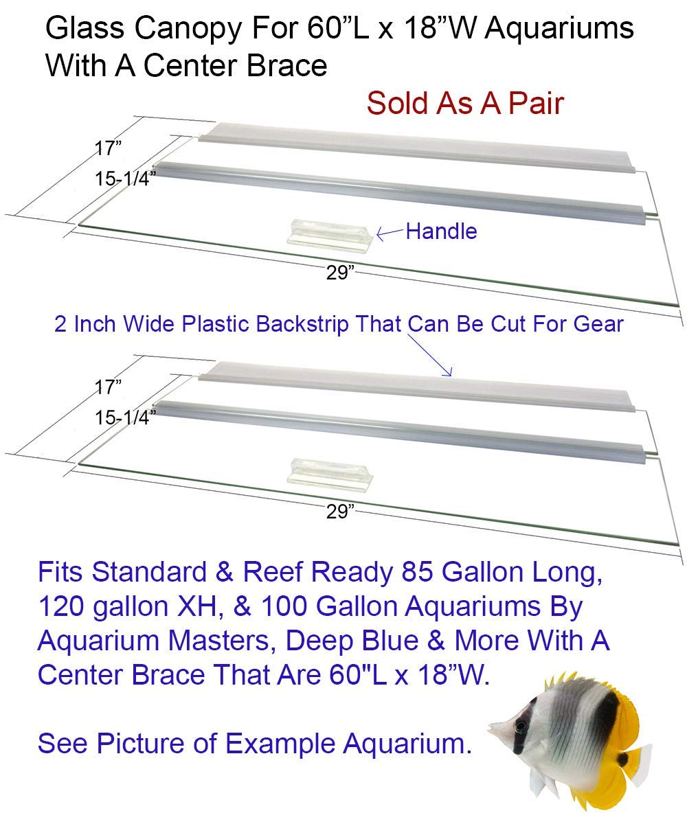 Glass Canopy Set for Aquariums L173416