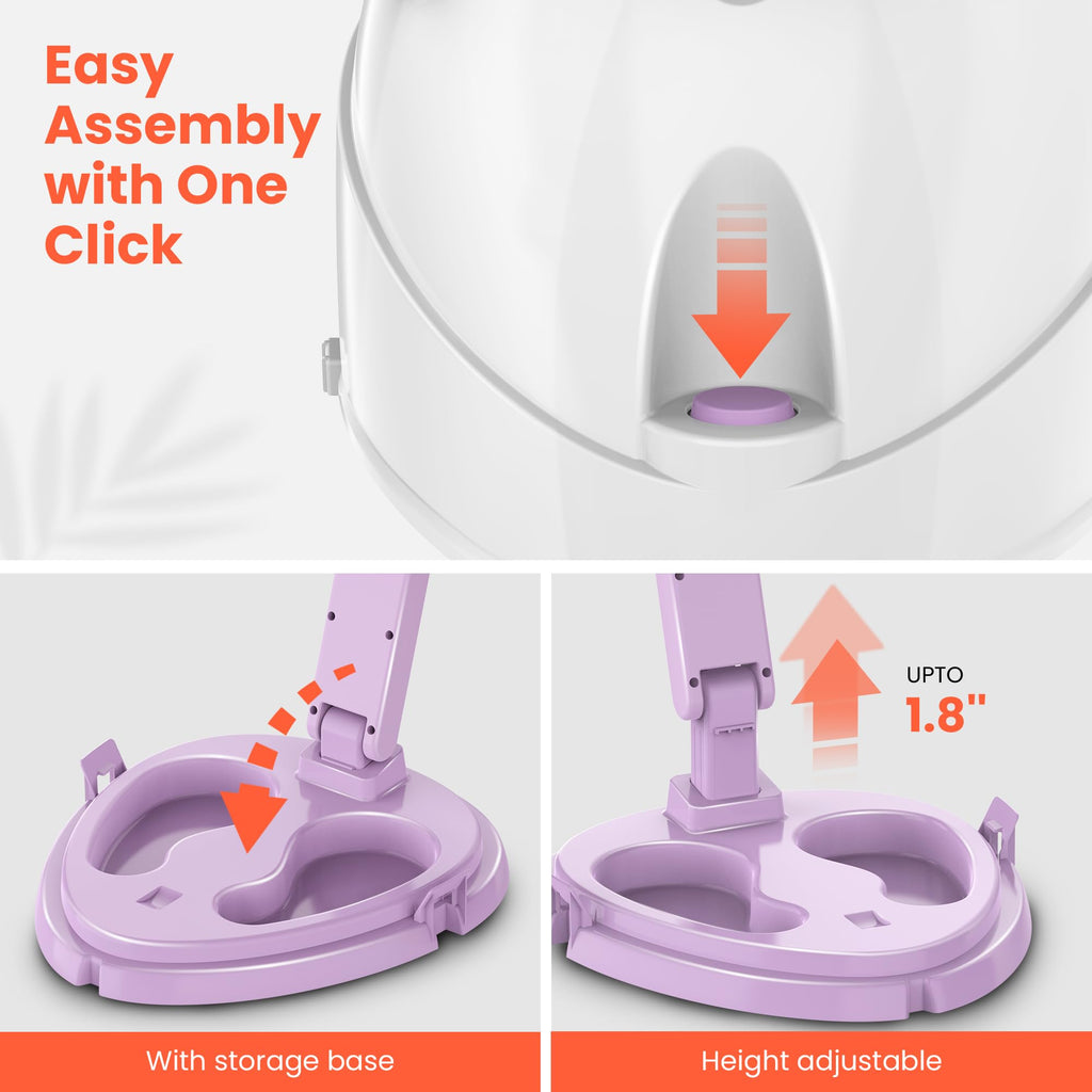 1875W Ionic Hooded Hair Dryer with 3 Heating Settings X233