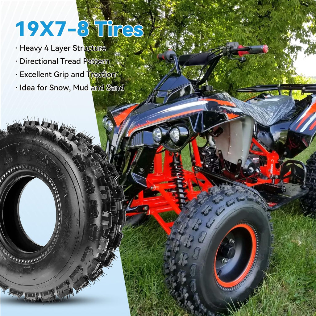 19x7-8 Mini Bike Tire Tubeless D6560