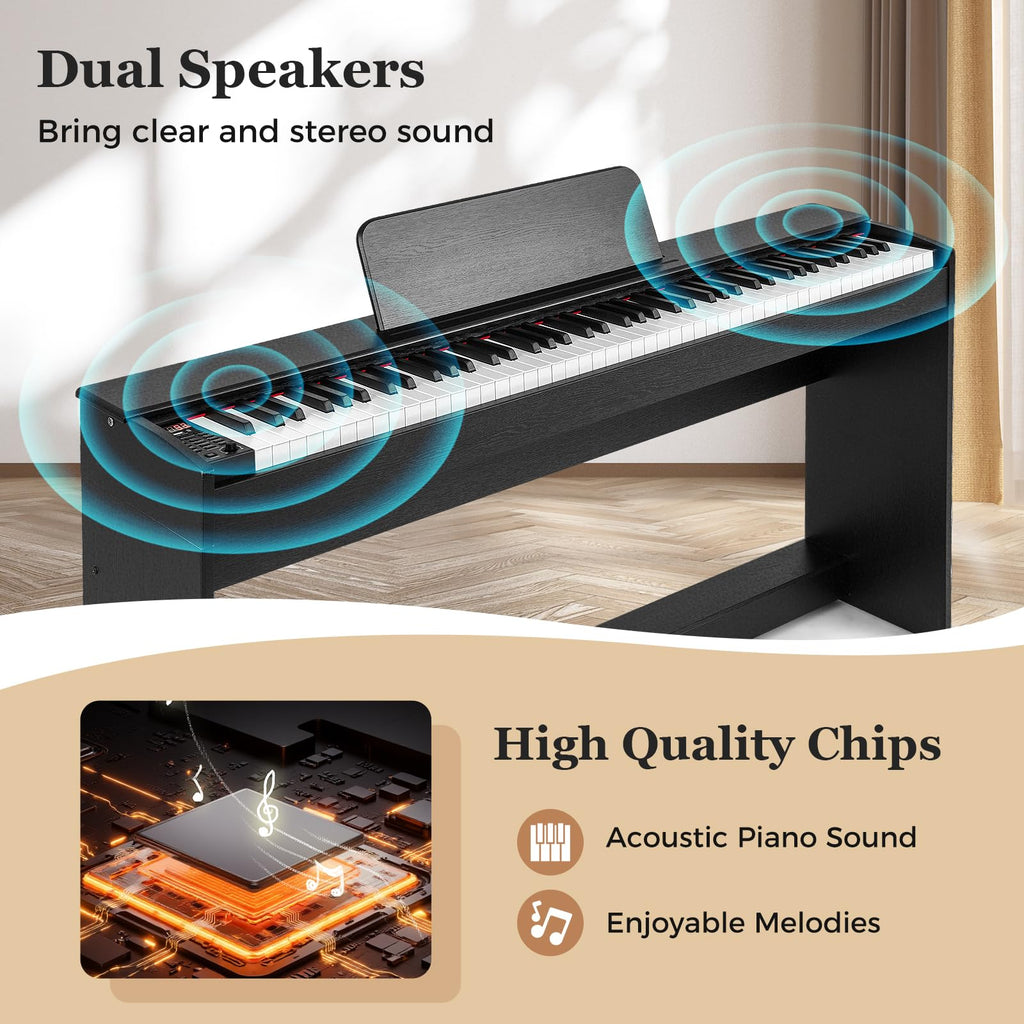 88 Key Weighted Hammer Action Digital Piano Z133