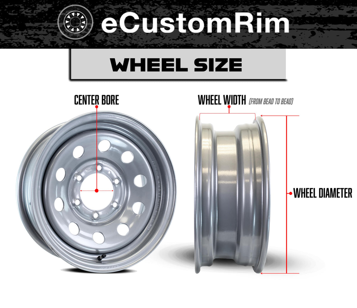 Trailer Tire Rim Assembly 5.30-12 Load C 4 Lug White Y210