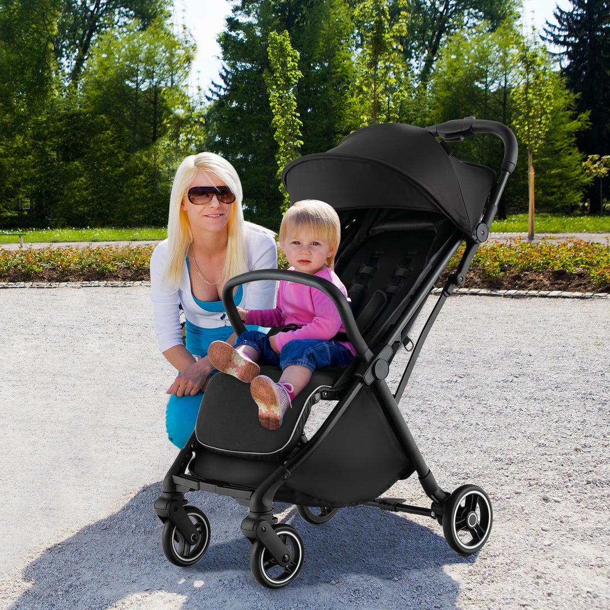 Lightweight Compact Baby Stroller with Canopy B8692