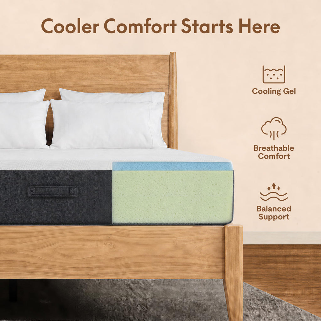 Queen 6" Tri-Fold Mattress S181