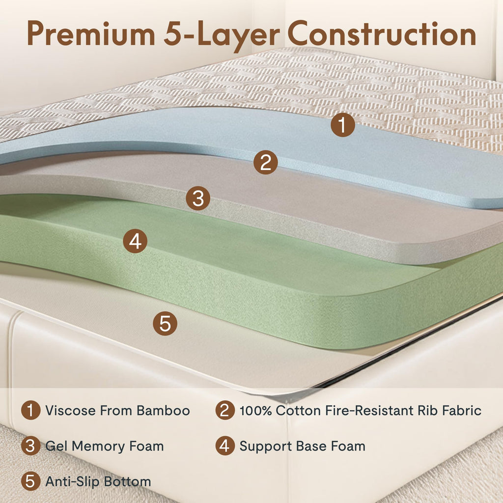 Queen 6" Tri-Fold Mattress S181