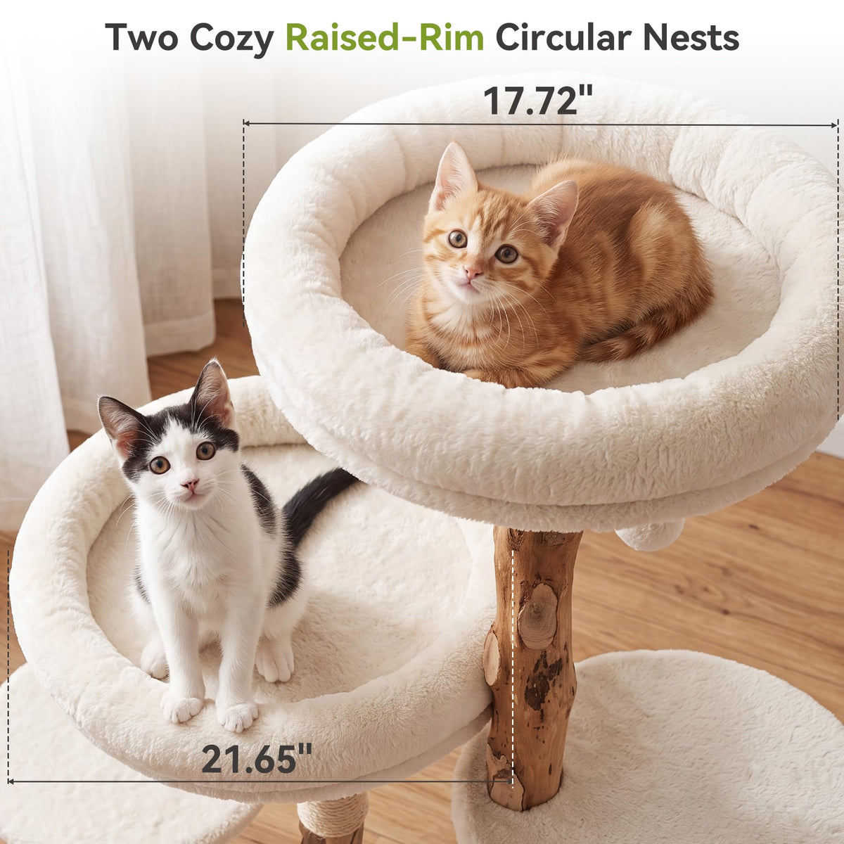 Cat Tree Tower with Scratching Post V817029