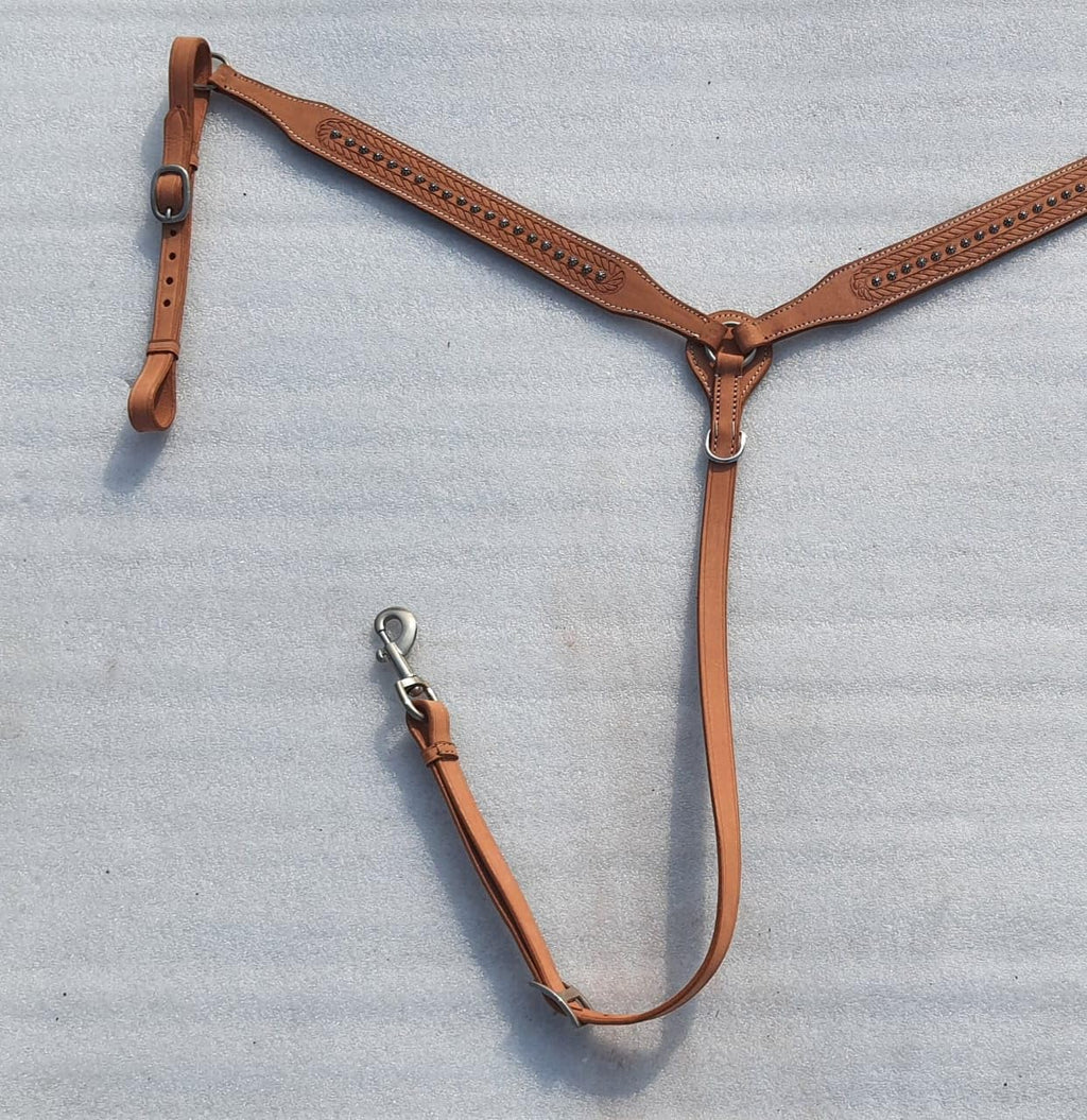 Adjustable Leather Western Breast Collar N48930