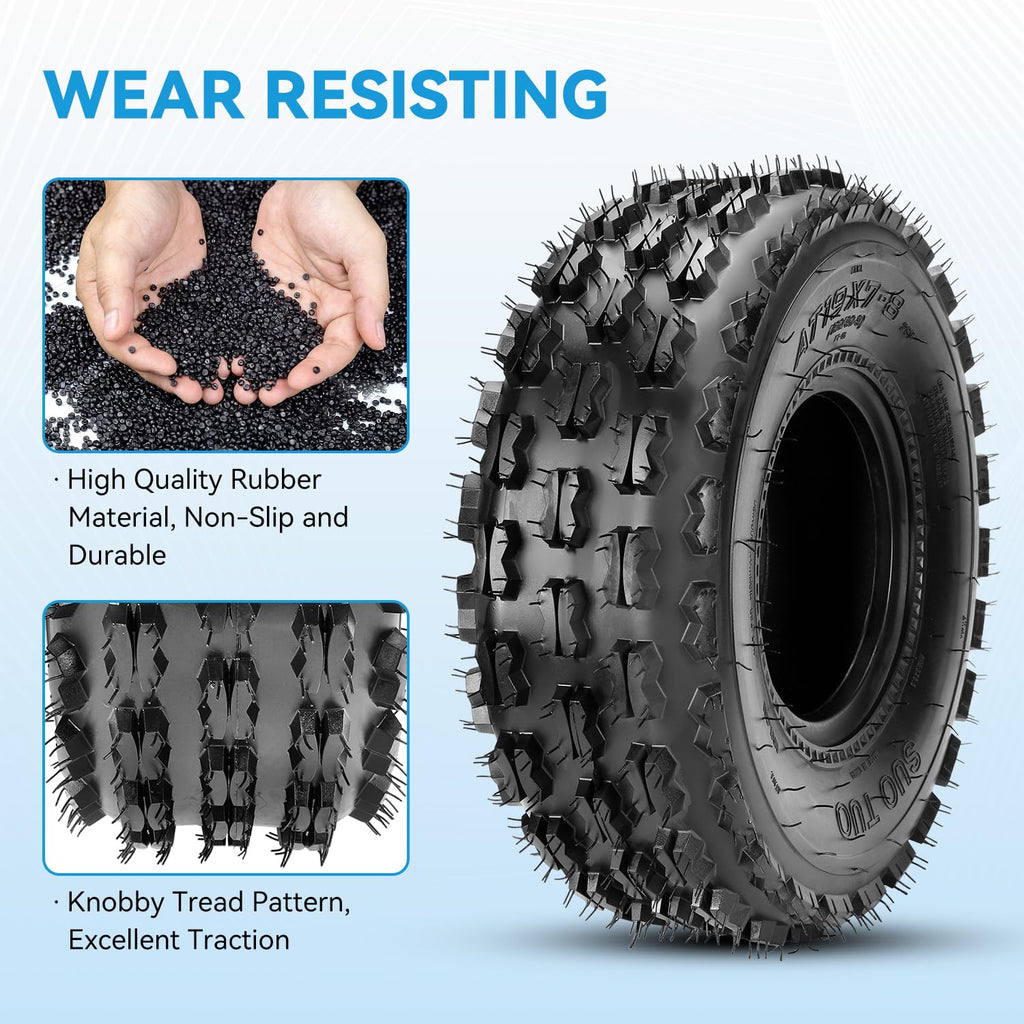 19x7-8 Mini Bike Tire Tubeless D6560